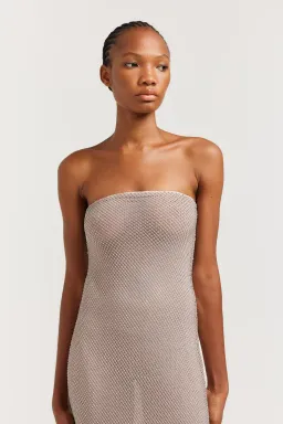 Henne Carmine Dress Nude Size XXS/XS / AU 6 for rent on The Volte - image 2