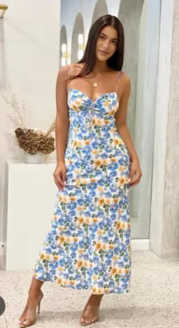 Bec & Bridge La Jolie Midi Dress Floral Size 12 for rent on The Volte - image 4