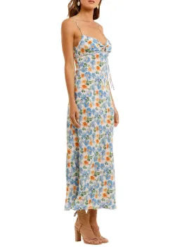 Bec & Bridge La Jolie Midi Dress Floral Size 12 for rent on The Volte - image 1