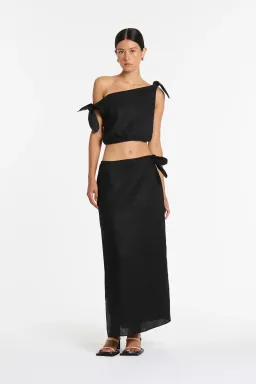 Sir the Label Bettina Top & Skirt Set Black Size 6  for rent on The Volte - image 4
