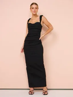 Sir The Label Azul Balconette Gown Black Size 2 / AU 10 for rent on The Volte - image 4