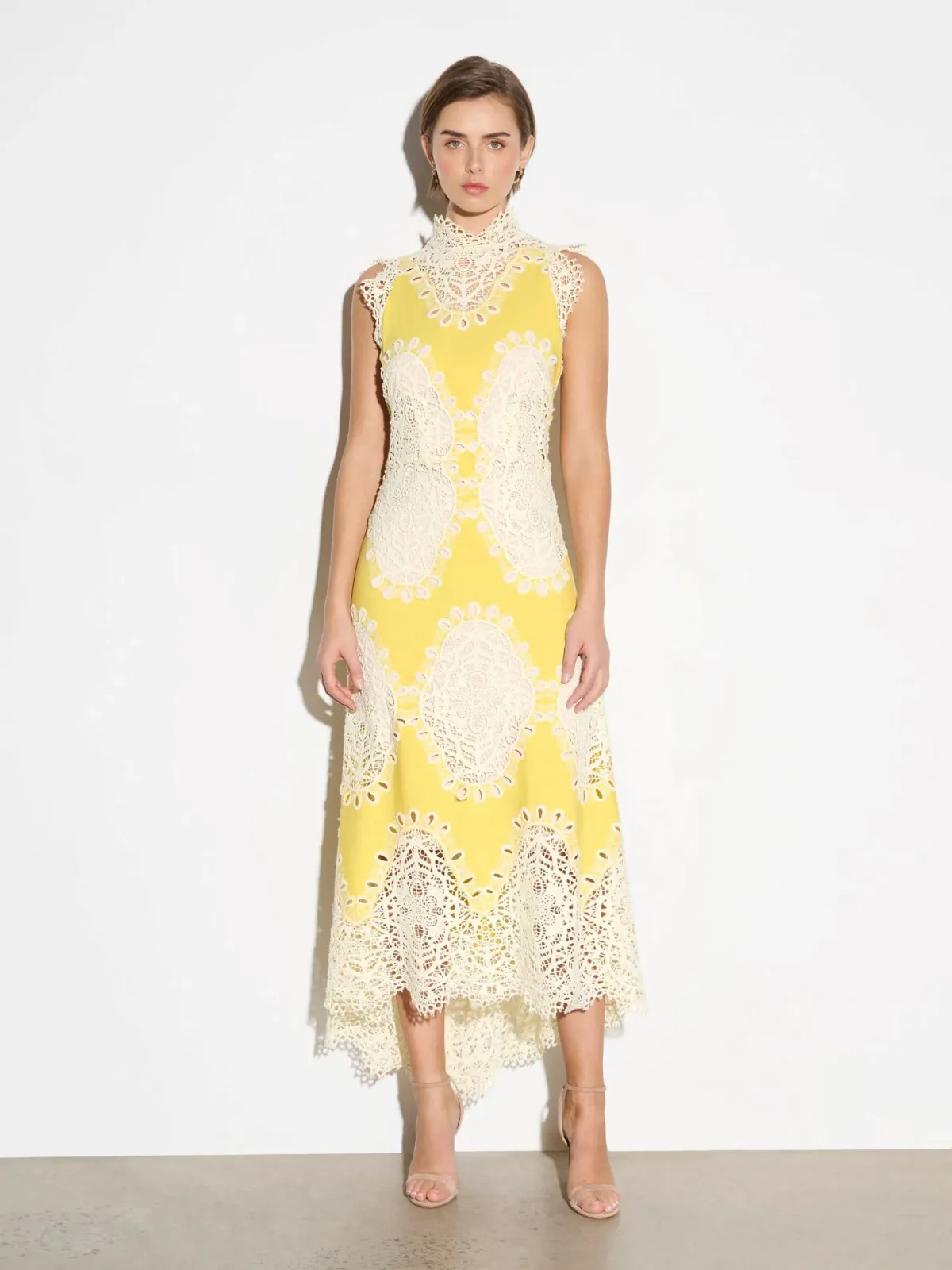 Moss and Spy Mimosa A Line Yellow/Ivory - Image 2