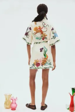 Alemais  - Meagan Mini Dress Print - Size 10 (fits 8 - 10) for rent on The Volte - image 3