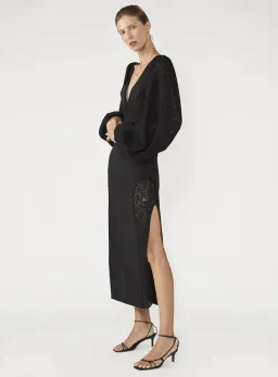 Camilla and Marc Danica Midi Dress Black Size 10 for rent on The Volte - image 2