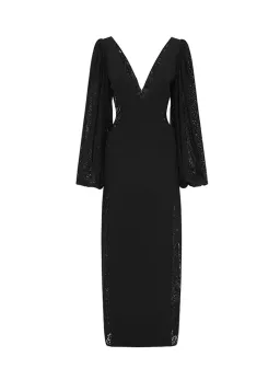 Camilla and Marc Danica Midi Dress Black Size 10 for rent on The Volte - image 6