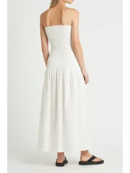 Sir The Label Madelyn Strapless Dress Ivory Size 3 / AU 12  for rent on The Volte - image 4
