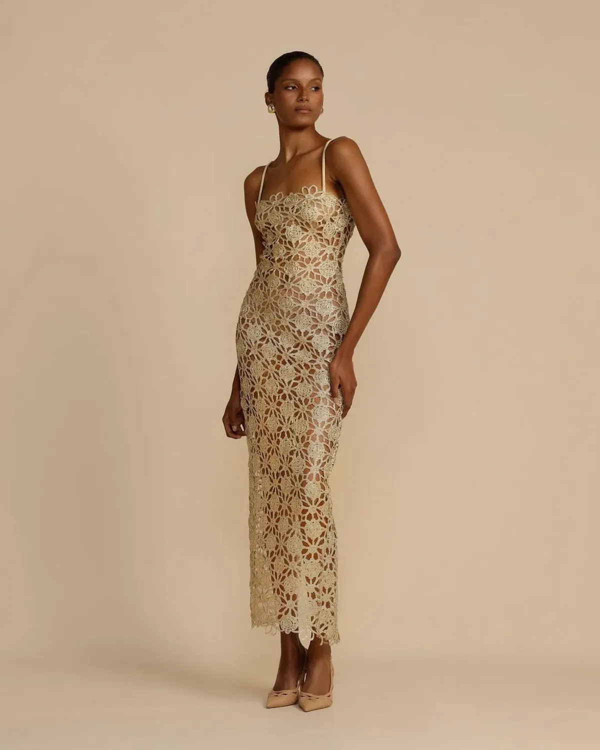 Arcina Ori Kendra Dress Gold Size S / AU 8 - Image 2