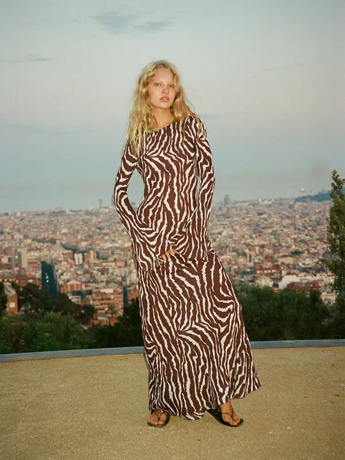 Realisation Par The Gia in Animal Zebra Print Size L / AU 12 - Image 1