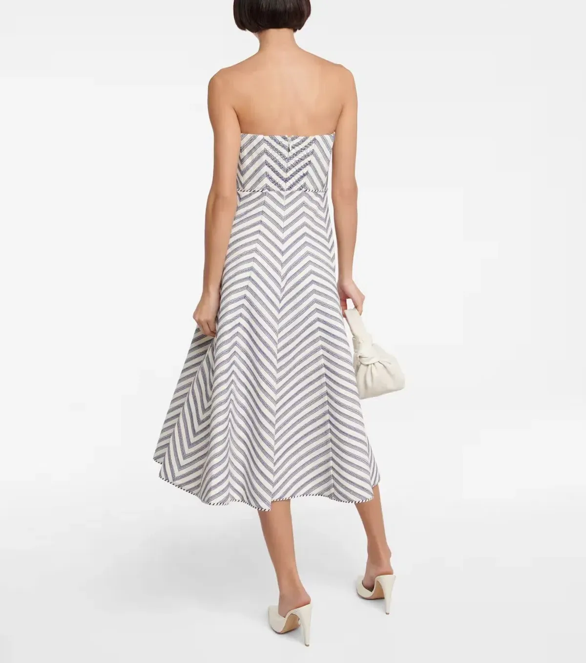 Zimmermann High Tide lace Midi Dress Print Size 1 / AU 10 - Image 2
