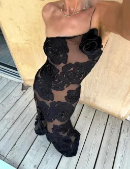 Arcina Ori Marcella Dress Black Size 8/ Small for rent on The Volte - image 2