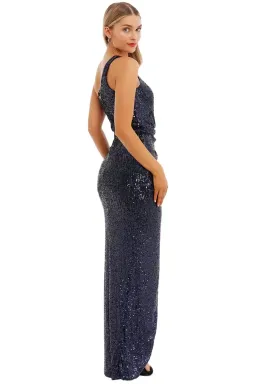 Nookie Palazzo Gown in Navy Size 10 for rent on The Volte - image 5