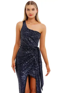Nookie Palazzo Gown in Navy Size 12 for rent on The Volte - image 4