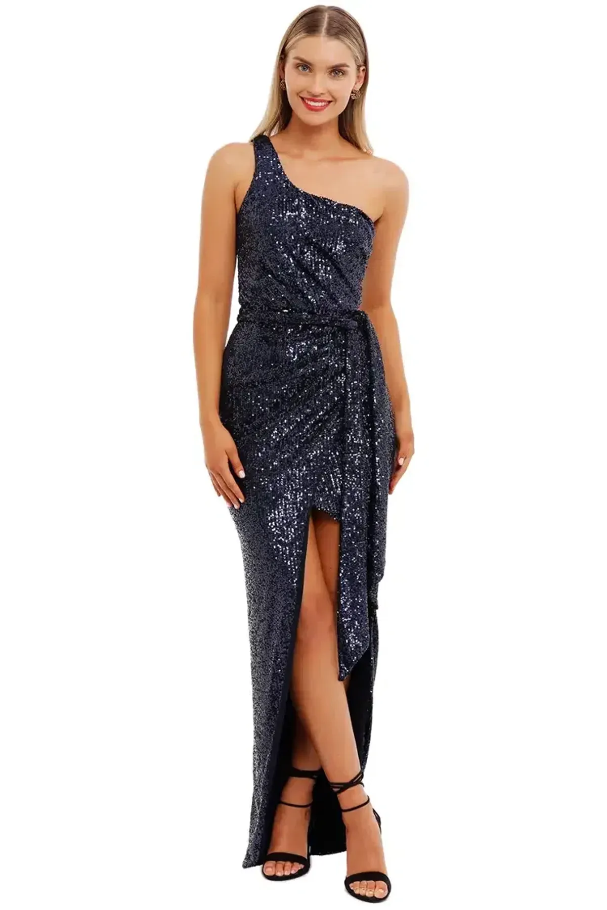 Nookie Palazzo Gown in Navy Size 12 - Image 1