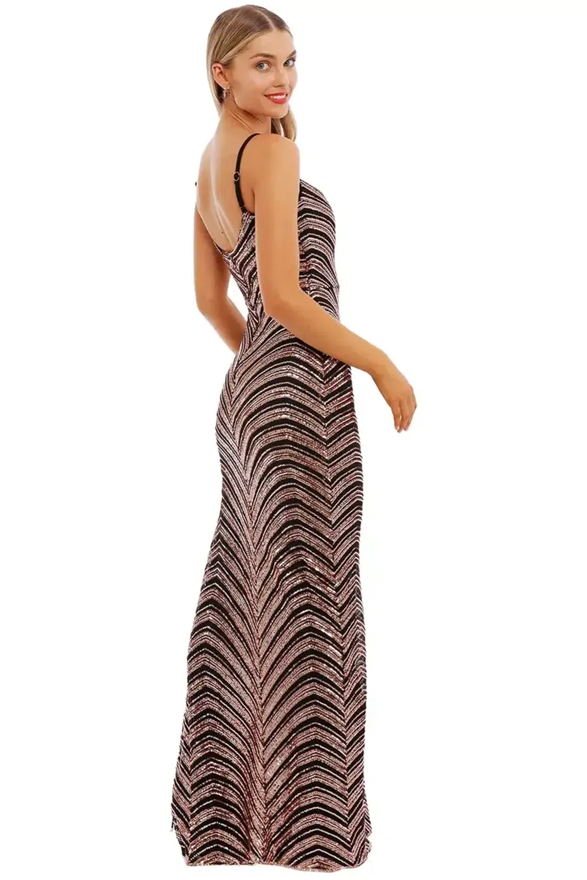 Nookie Zahara Gown Sequin Size 8 - Image 4