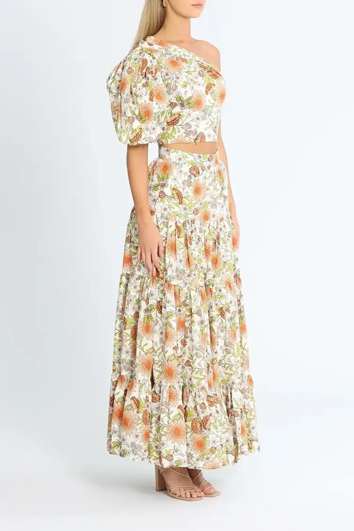 Torannce Frida Blouse & Day To Night Skirt Set Floral Size 10 - Image 2