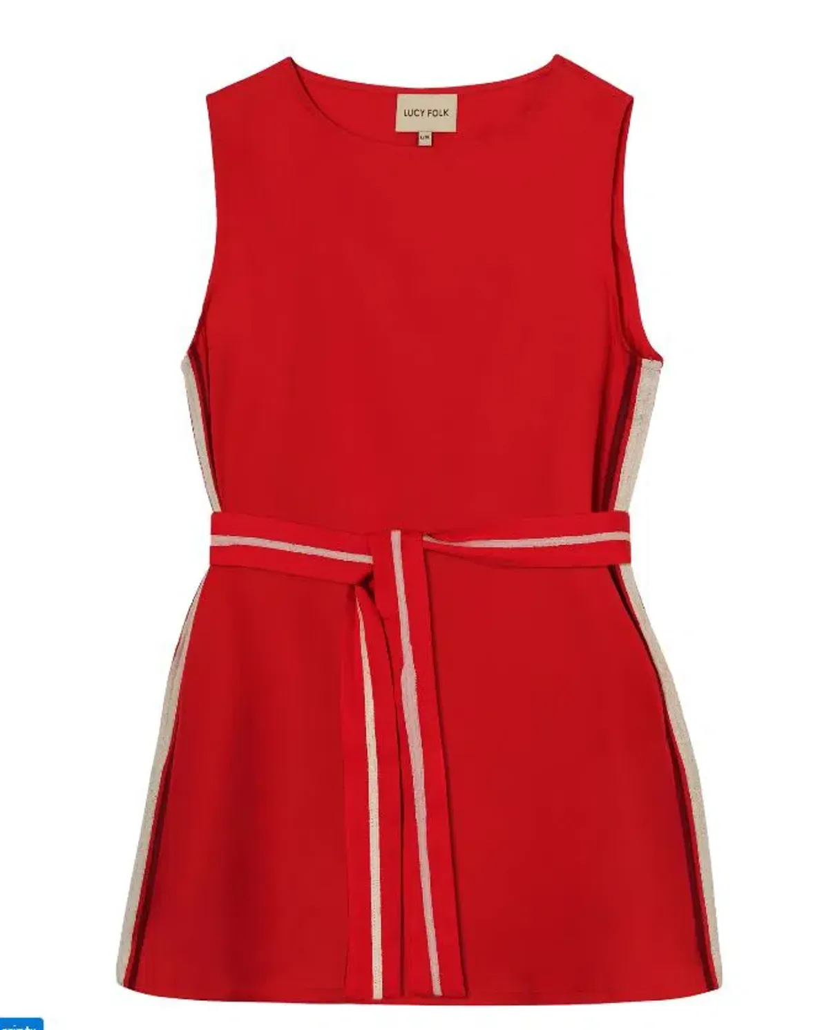 Lucy Folk Mantra Swing Dress Carnelian Size 8 - Image 2