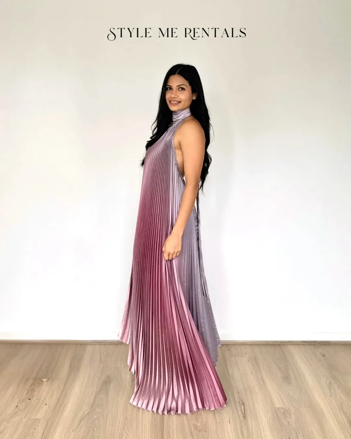 L'idee Opera Gown Mauve Ombre Size 10 - Image 4