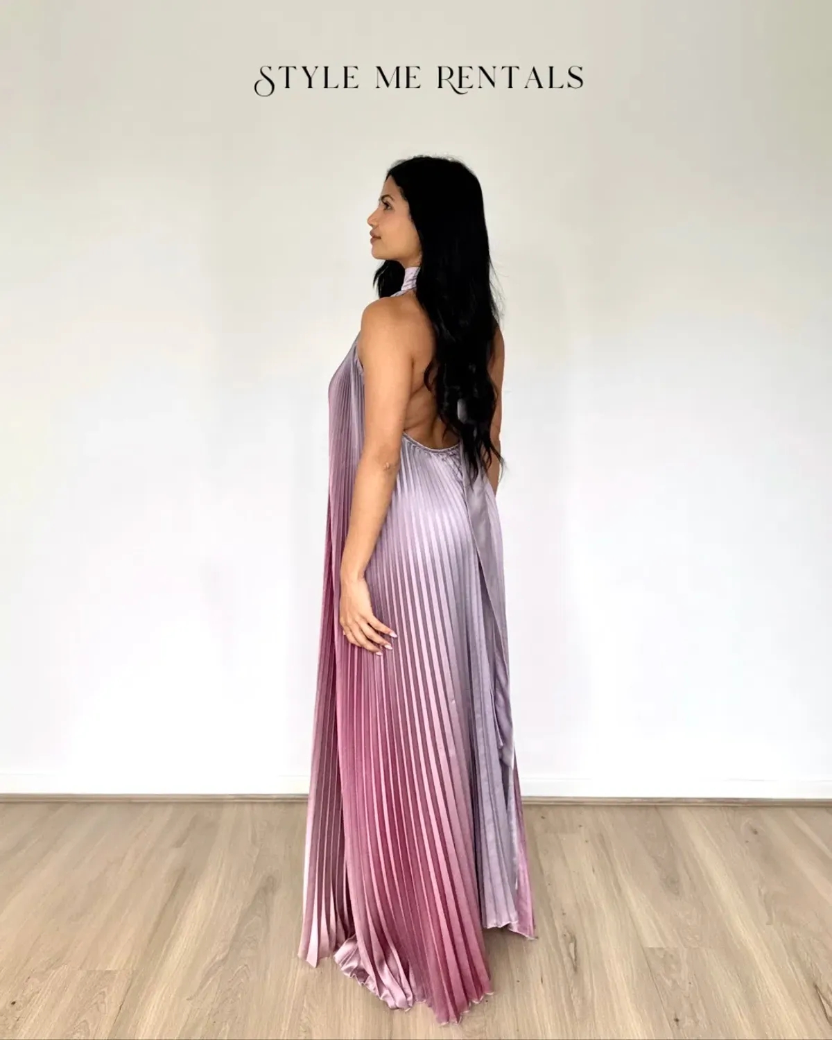 L'idee Opera Gown Mauve Ombre Size 10 - Image 5