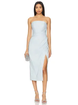 Rachel Gilbert Mira Midi Dress Blue Size AU 6 for rent on The Volte - image 1