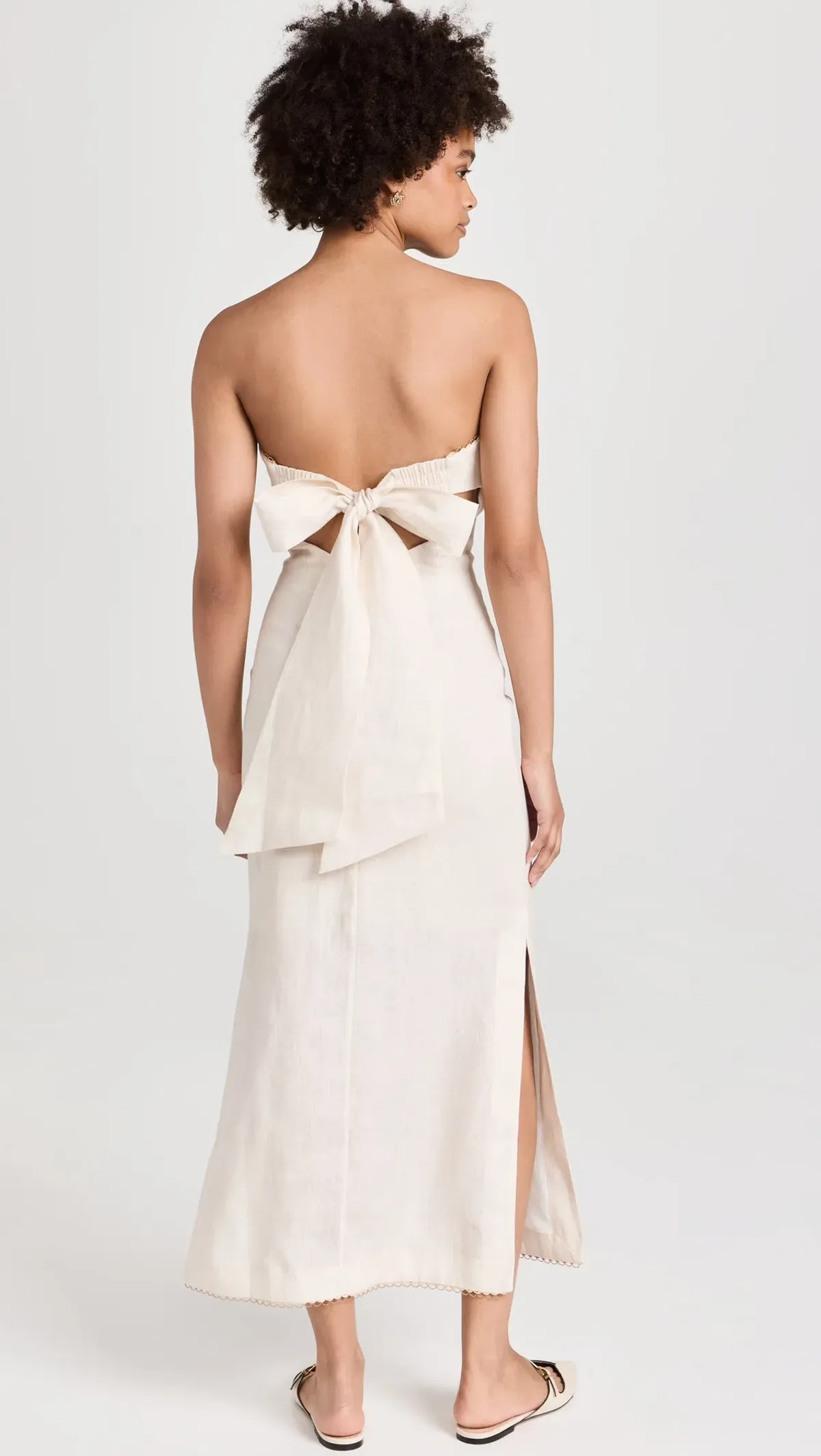 Zimmerman Lexi Column Dress Cream Floral Size 0 / AU 8  - Image 4