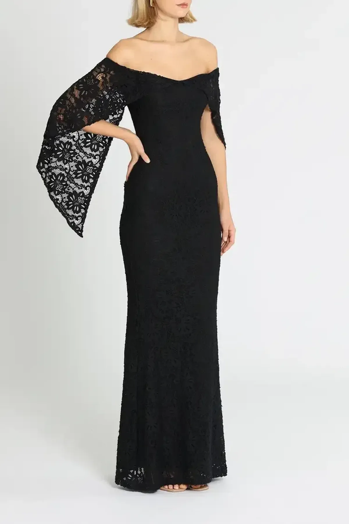 Pasduchas Flourish Gown in Black Size 6 - Image 3