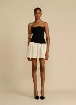 Arcina Ori Celine Mini Dress Black/White Size M/Au 10 for rent on The Volte - image 1