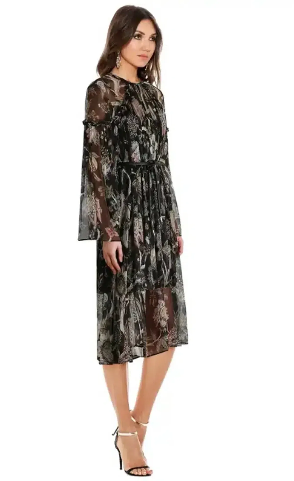 Zimmermann Lavish Braid Midi Dress Indienne Floral Size 3 / AU 14 - Image 2