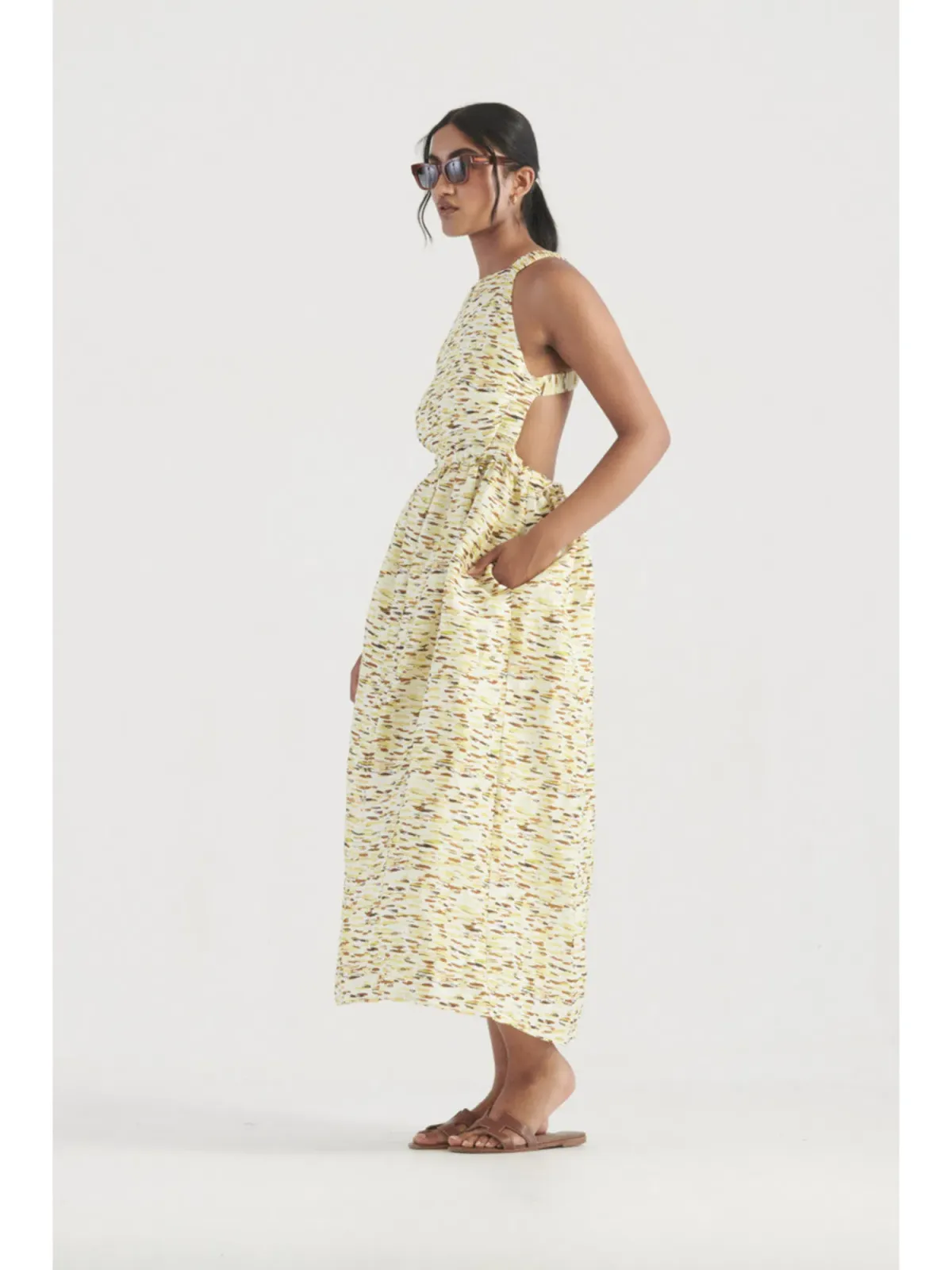 Elka Collective Mari Top And Skirt Set Citrus Print Size AU 10 - Image 2