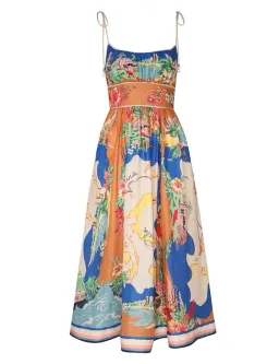 Zimmermann Alight Picnic Dress Nautical Map Size 3 / AU 14 for rent on The Volte - image 4