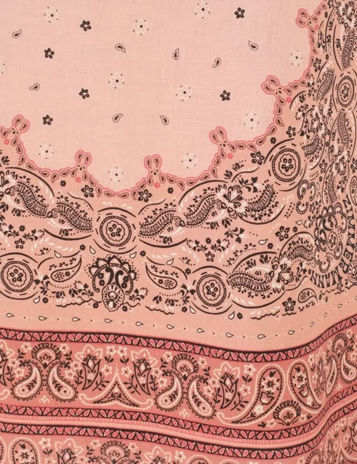 Zimmermann Matchmaker Frilled Midi Pink Bandana Size 3 / AU 14 - Image 4
