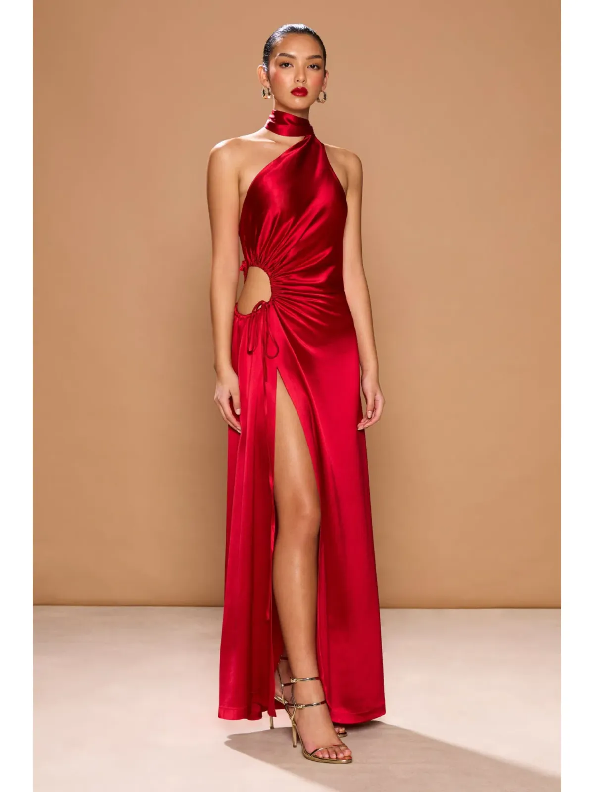 Sonya Moda Alia Maxi Dress Red Size AU 8 - Image 1