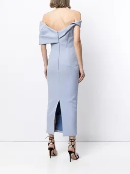 Rachel Gilbert Matteo Dress In Powder Blue Size AU 12 for rent on The Volte - image 2