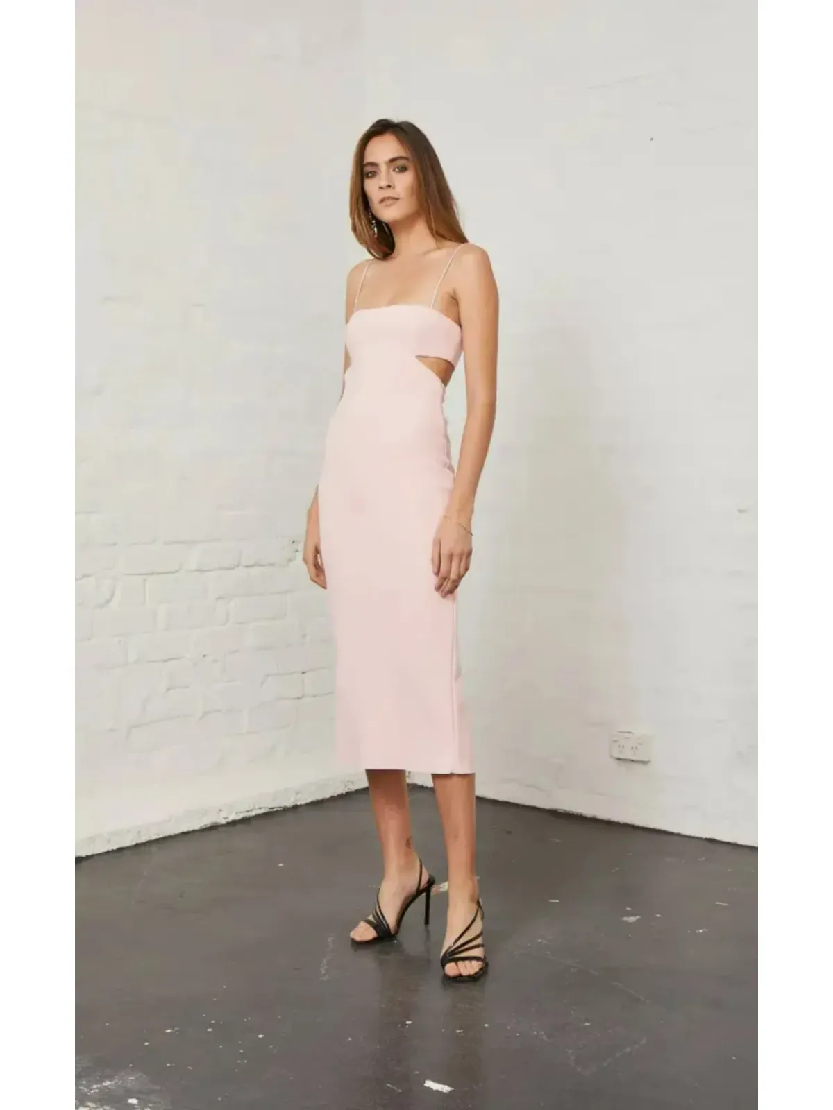 Bec & Bridge Elle Cut Out Midi Dress Size AU 8 - Image 1