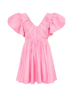Aje Greta Bow Back Mini Dress Ballet Pink Size AU 10  for rent on The Volte - image 4