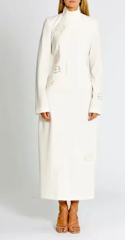 Camilla and Marc Viola Midi Dress Cream Size 8 for rent on The Volte - image 3