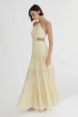 Significant Other Sophie Maxi Dress in Sunflower Check Size S / AU 8 for rent on The Volte - image 2