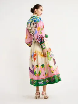 Alemais Seeker Shirt Dress Print Size AU 6 for rent on The Volte - image 2