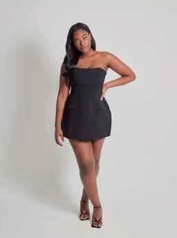 Odd Muse The Ultimate Muse Strapless Dress in Black Size 12 for rent on The Volte - image 3