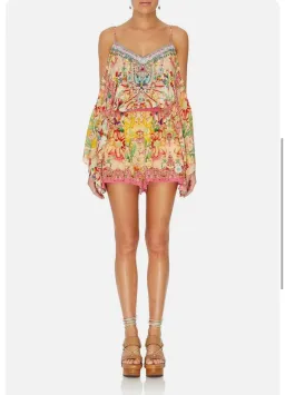 Camilla Franks Drop Shoulder Playsuit Kimono Kisses Size S / AU 10 for rent on The Volte - image 4