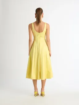 Sheike Mangolia Dress Yellow Size 18 for rent on The Volte - image 2