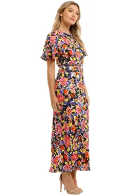 Rebecca Vallance Soho SS Midi Dress Floral Size 12 for rent on The Volte - image 2