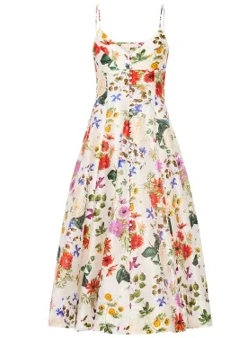 Sofia The Label Evie Midi Dress in Enchanted Floral Size 8 for rent on The Volte - image 4