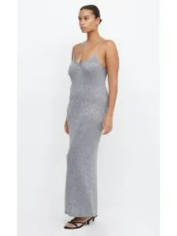 Bec & Bridge Sadie Sequin Knit Slip Dress in Charcoal Size M / AU 10 for rent on The Volte - image 2