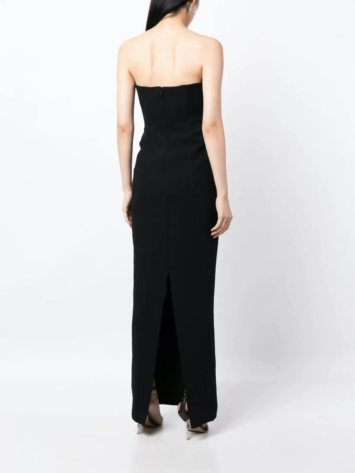 Rachel Gilbert Lukas Gown Black Size 8 - Image 3