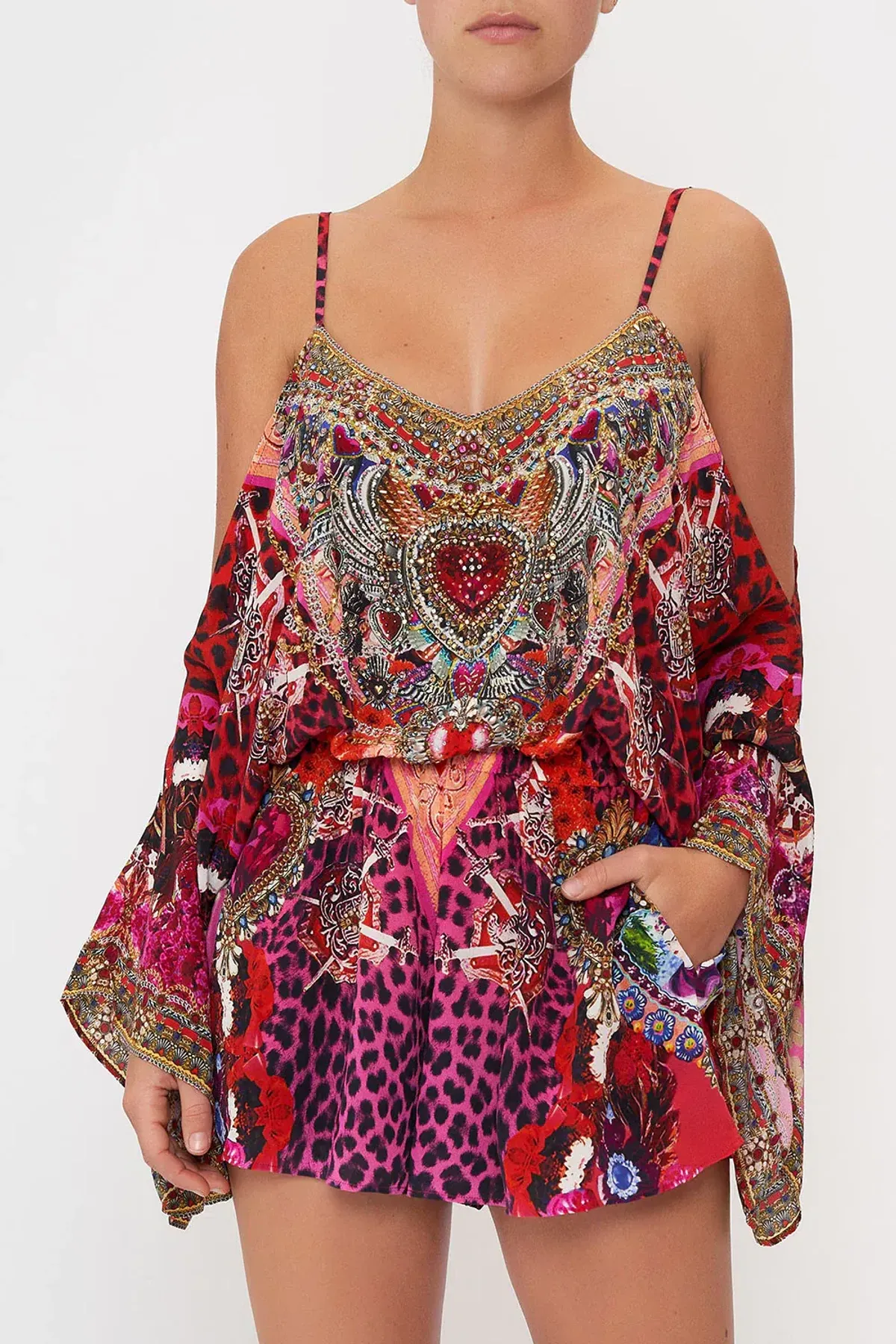Camilla Franks Drop Shoulder Playsuit Artesania Mania Size S / AU 10 - Image 3