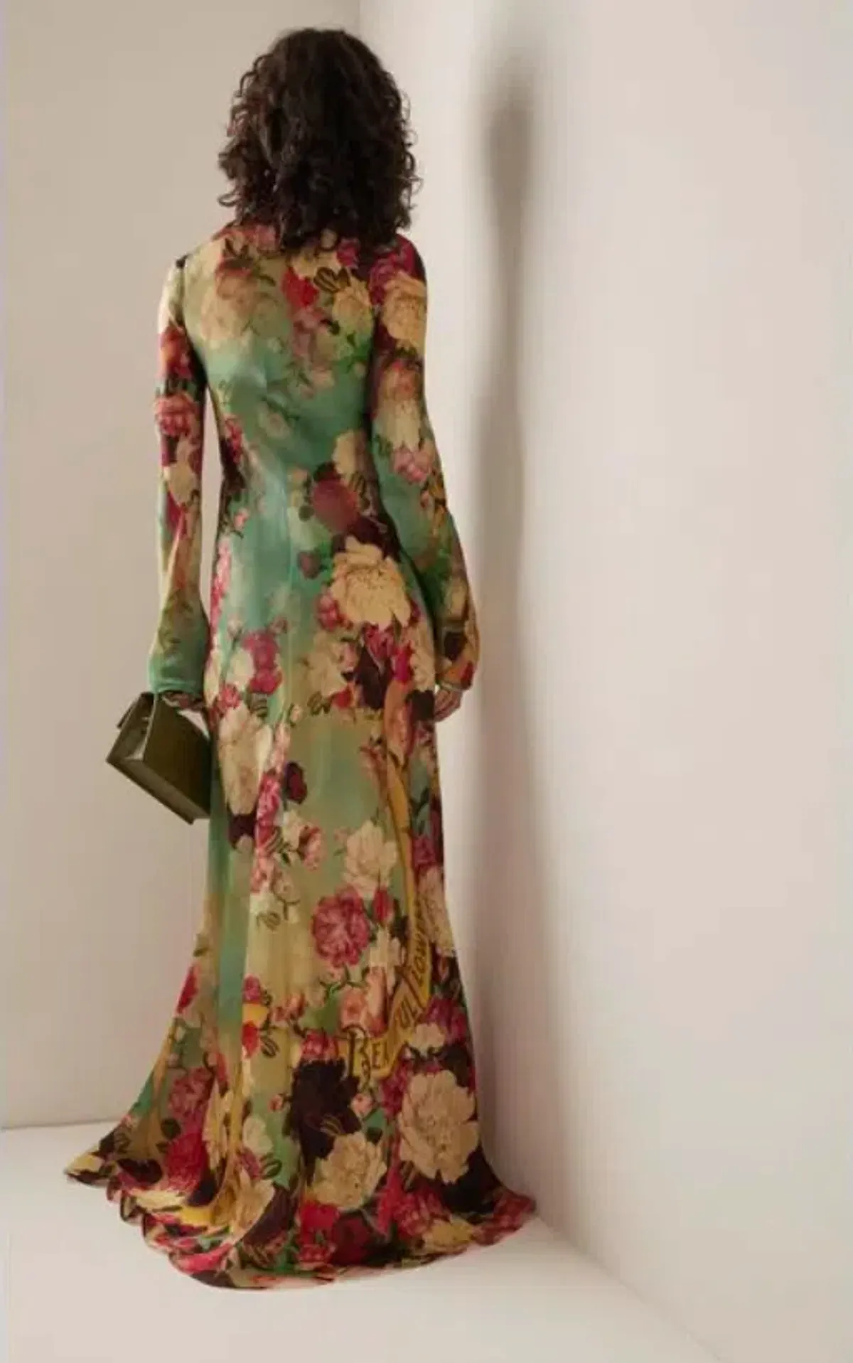 Zimmermann Wonderland Bias Silk Maxi Dress Peony Garden Floral Size 0P / AU 6 - Image 2