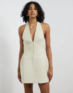Camilla & Marc Petra Mini Dress in Pistachio Size 6 for rent on The Volte - image 2