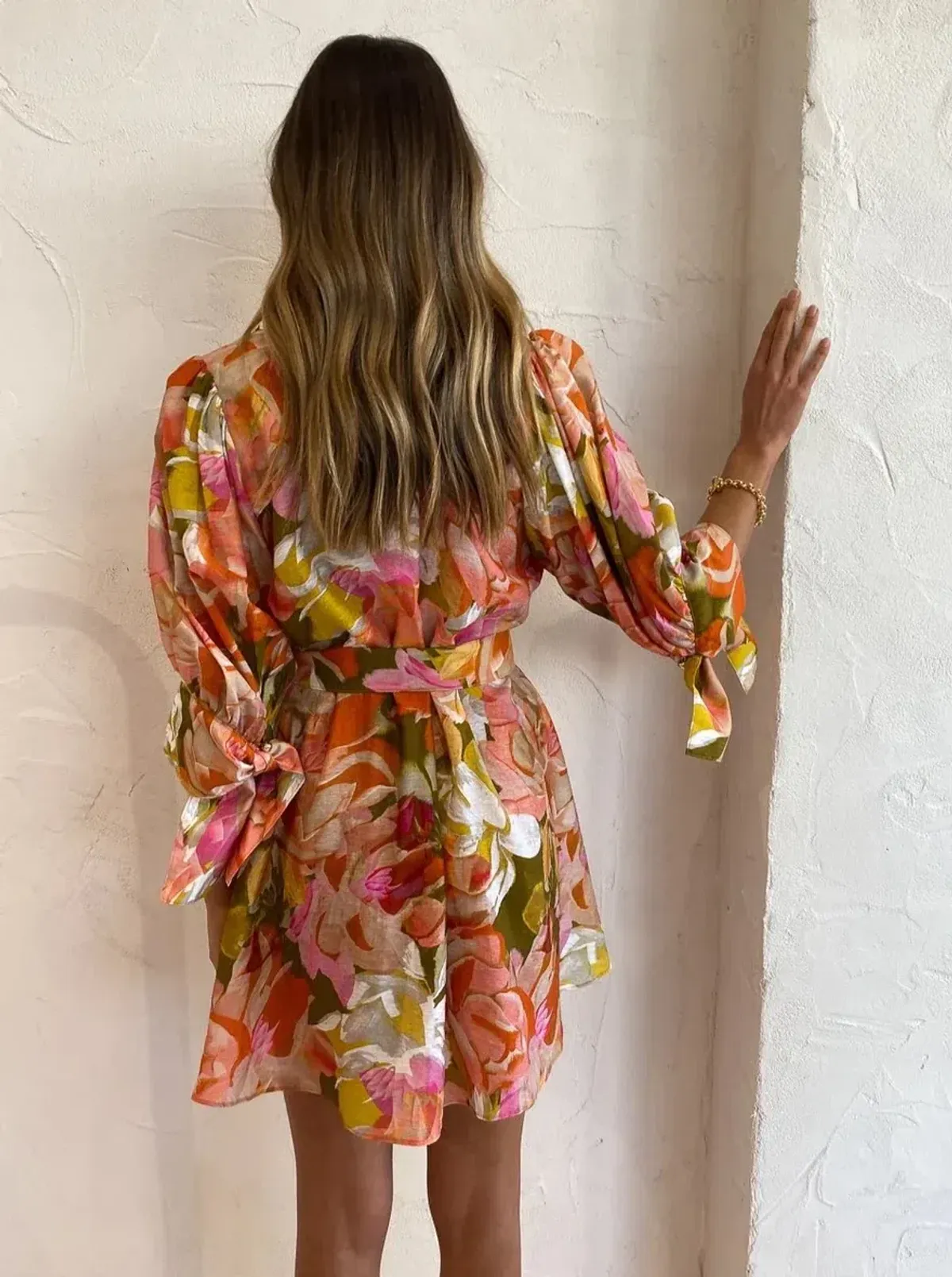 Acler Hendrix Dress Floral Size AU 12 - Image 4