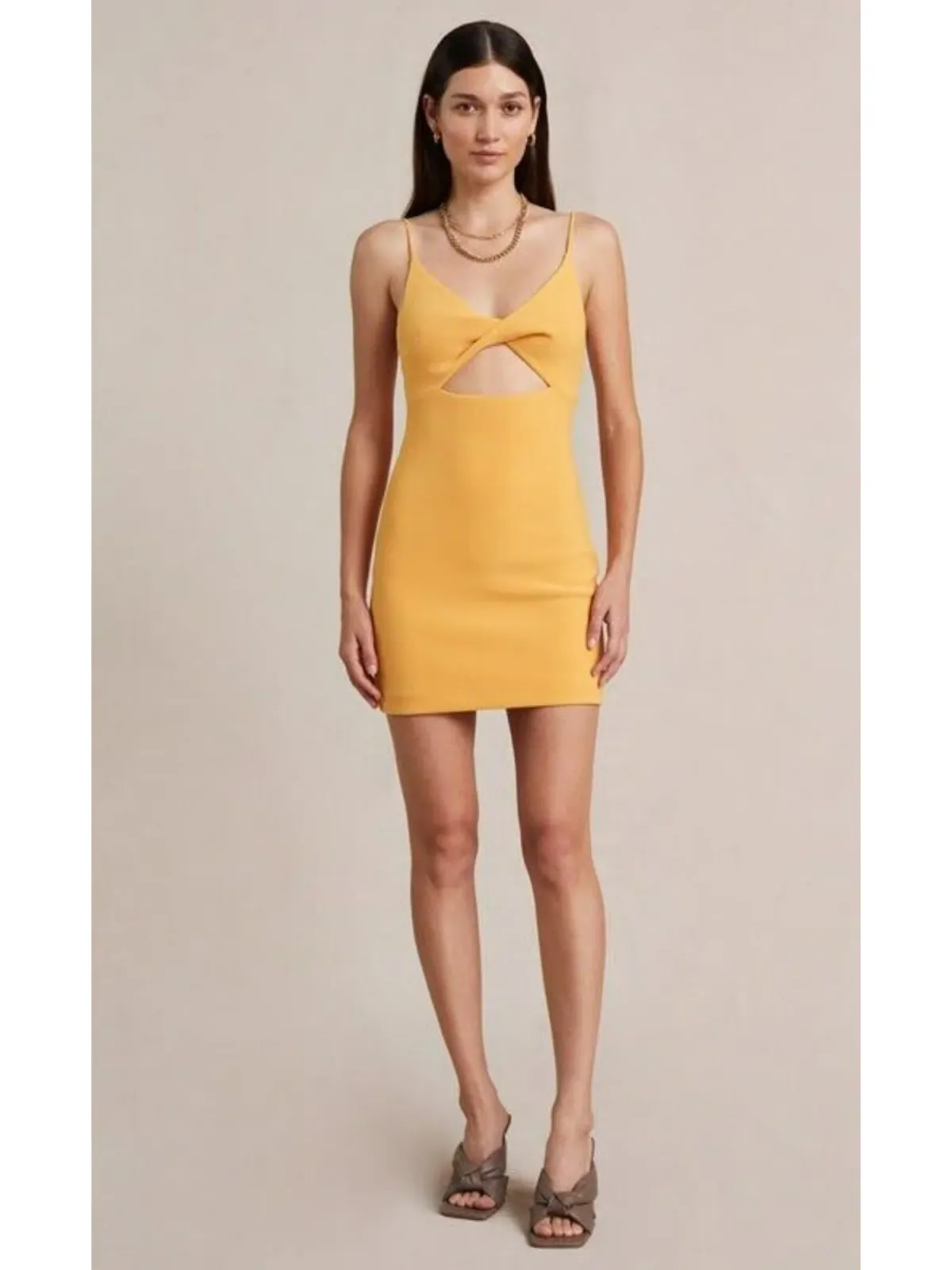 Bec & Bridge Cammi Mini Dress Orange Size AU 8 - Image 1