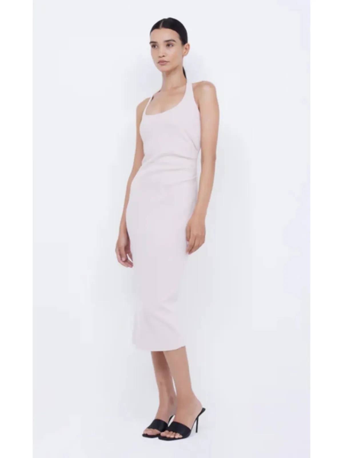 Bec & Bridge Cyndie Halter Midi Dress in Vanilla Bean Size AU 8 - Image 2